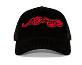 Kšiltovka Ed Hardy - Embroidery Applique Cord 5 Panel Trucker Cap - Black