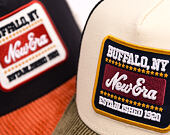 Kšiltovka New Era - Branded Patch Cord 9FORTY A-Frame Trucker - Cream / New Olive