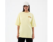 Triko New Era - Branded Beach Party Graphic Oversized Tee - Yellow