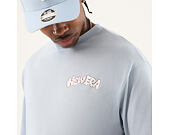 Triko New Era - Branded Block Party Graphic Oversized Tee - Sky Blue