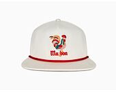 Kšiltovka Malbon - Rooster Snapback - Cream