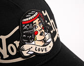 Kšiltovka Von Dutch - Trucker - Love Patch - Black