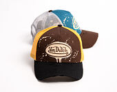 Kšiltovka Von Dutch - Baseball - Print & Embroidery - Yellow / Brown