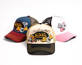 Kšiltovka Von Dutch - Trucker - Patch & Print - Black / White