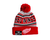 Kulich New Era - NHL Evergreen Wordmark Pom Medium Knit - Detroit Red Wings - Team Color