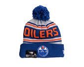 Kulich New Era - NHL Evergreen Wordmark Pom Medium Knit - Edmonton Oilers - Team Color