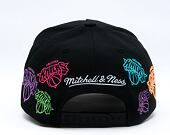 Kšiltovka Mitchell & Ness - NBA 404 Club Neon Pro Snapback - New York Knicks - Black