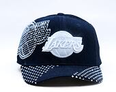 Kšiltovka Mitchell & Ness - NBA Run Stitch Pro Snapback - Los Angeles Lakers - Blue