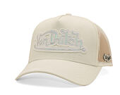 Dámská kšiltovka Von Dutch - Felt & TPU Patch Baseball - Beige