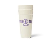HUF x Three 6 Mafia Ceramic Double Cup - White