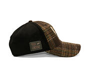Kšiltovka Capslab - Tom & Jerry Trucker - Jerry Wink Checkered - Brown / Black