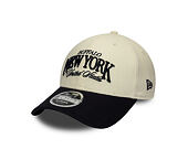 Kšiltovka New Era - Branded Wordmark 9FORTY M-CROWN - Cream / Navy