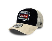 Kšiltovka New Era - Branded Cord Visor 9FORTY A-Frame Trucker - Navy / Stone