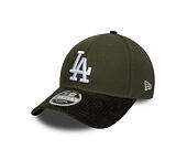 Kšiltovka New Era - MLB Cord Visor 9FORTY M-CROWN - LA Dodgers - New Olive