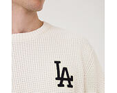 Mikina New Era - MLB Waffle Knit Crew - LA Dodgers - Off White