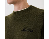 Svetr New Era - Branded Simple Knit Crew - New Olive