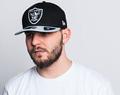 Kšiltovka New Era Cotton Block 3 Oakland Raiders Black/Grey Snapback