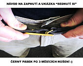 Kožený Pásek od Snapbacks s Custom Snapback Přezkou Hnědý