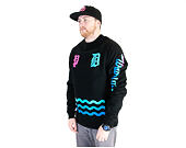 Mikina Pink Dolphin Wavelordz II Crewneck Black