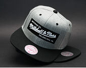 Kšiltovka Mitchell & Ness 2 Tone Label Grey/Black Snapback