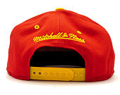 Kšiltovka Mitchell & Ness Team Arch Houston Rockets Red Snapback