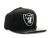 Kšiltovka New Era Fabric Mix Oakland Raiders Black/Silver Snapback