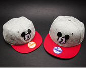 Dětská Kšiltovka New Era Disney Jersey Crown Cray/Scarlet Infant Snapback
