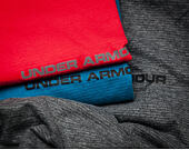 Triko Under Armour Charged Cotton Carbon Red/Graphite