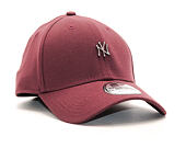 Kšiltovka New Era Metal Mini Logo New York Yankees Maroon 39THIRTY Stretchfit