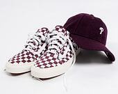 Kšiltovka New Era Melton Mini Classic Philadelphia Phillies Maroon 9TWENTY Strapback
