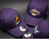 Kšiltovka New Era Team Los Angeles Lakers Purple 9FORTY Strapback