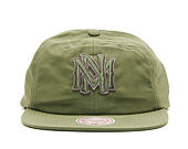 Kšiltovka Mitchell & Ness Oxford Olive Snapback