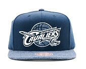 Kšiltovka Mitchell & Ness Melange Infill Cleveland Cavaliers Navy Snapback