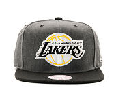 Kšiltovka Mitchell & Ness G3 Logo Los Angeles Lakers Grey/Black Snapback