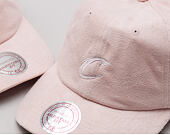 Kšiltovka Mitchell & Ness Micro Suede Slouch Cleveland Cavaliers Light Pink Strapback