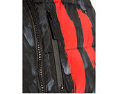 Oboustranná zimní péřová bunda Sprayground Warrior Wing Reversible Red/Black
