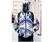 Oboustranná zimní péřová bunda Sprayground Astronaut Patches Reversible Multicolor