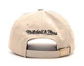 Kšiltovka Mitchell & Ness Rock Font Dad Hat Miami Heat Khaki Strapback