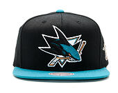 Kšiltovka Mitchell & Ness NHL 2017 All Star Game San Jose Sharks Black/Teal Snapback