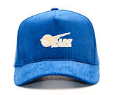 Kšiltovka Pink Dolphin Rare Corduroy Structured Blue Zipback
