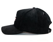 Kšiltovka Pink Dolphin Rare Corduroy Structured Black Zipback