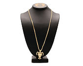 Pozlacený Řetízek na krk King Ice The 14K Gold Harley Quinn Necklace from Suicide Squad