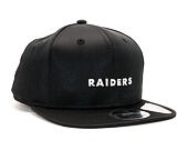 Kšiltovka New Era Mini Logo Snap Oakland Raiders 9FIFTY Black Snapback