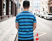 Triko New Era Native AOP Tee Blue Azure