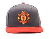 Kšiltovka New Era Suede Visor Manchester United Grey 9FIFTY Snapback
