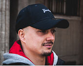Kšiltovka New Era Border Edge Pique New York Yankees 9FORTY Navy/White Strapback