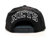 Kšiltovka Mitchell & Ness Ripstop Honeycomb Brooklyn Nets Black Snapback