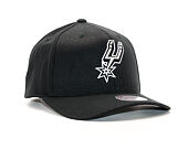 Kšiltovka Mitchell & Ness Team Logo Flexfit 110 San Antonio Spurs Black Snapback