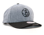 Kšiltovka Mitchell & Ness Link Flexfit 110 Flex-Snap Brooklyn Nets Grey/Black Snapback