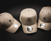 Dámská Kšiltovka New Era Linen Small Logo New York Yankees 9FORTY Camel Strapback